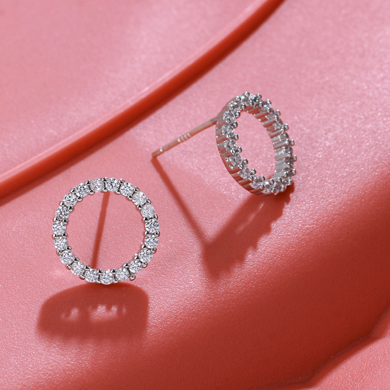 Anne Circle Earring by Rubell Jewelry