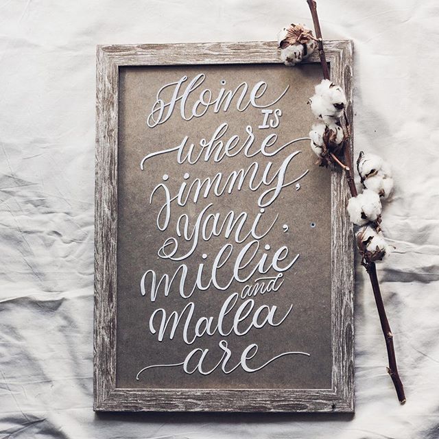 Writing On Glass by Calligraphy By Mercia