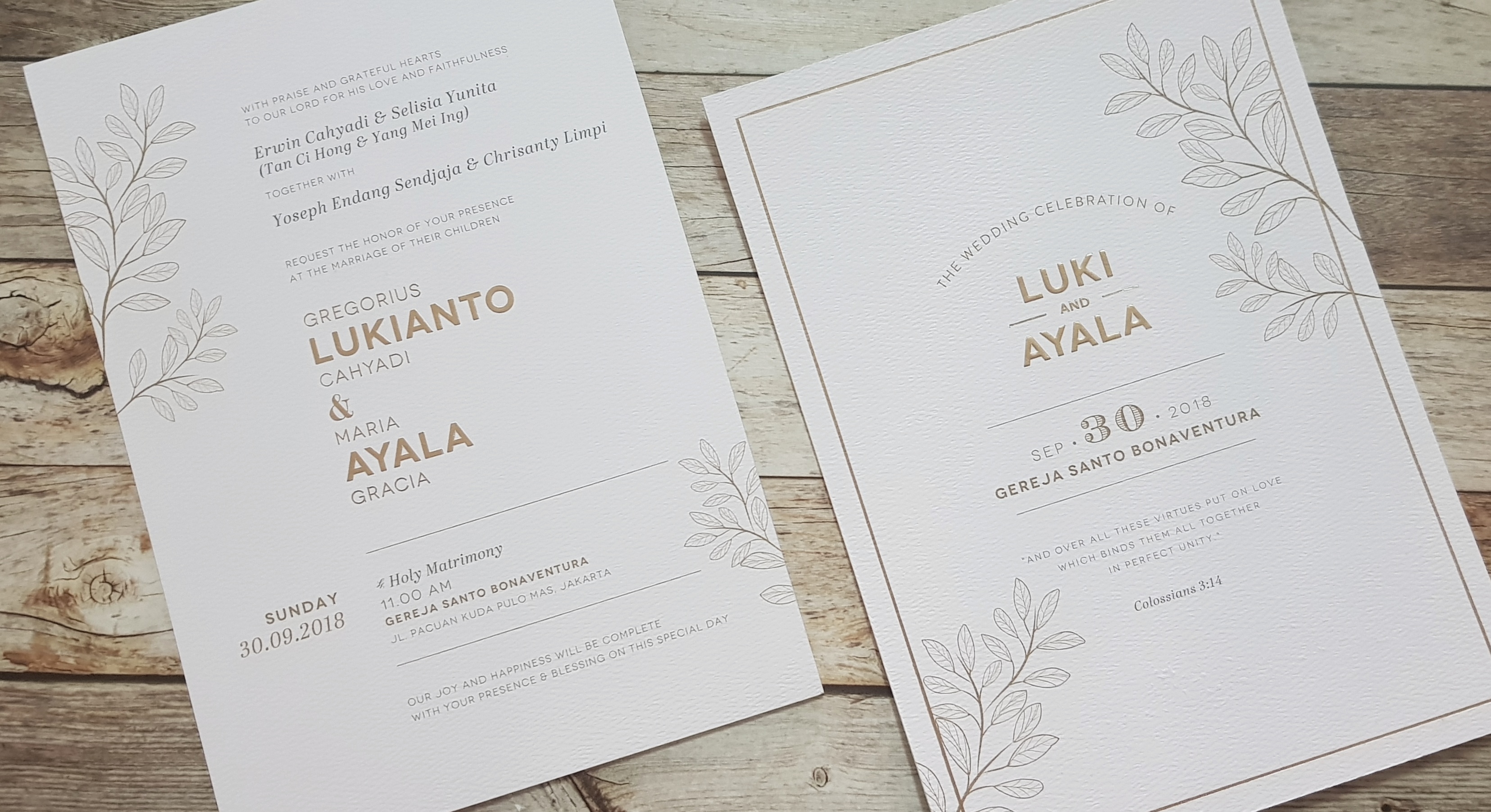 Red Card Wedding Invitations In Jakarta Bridestory Com