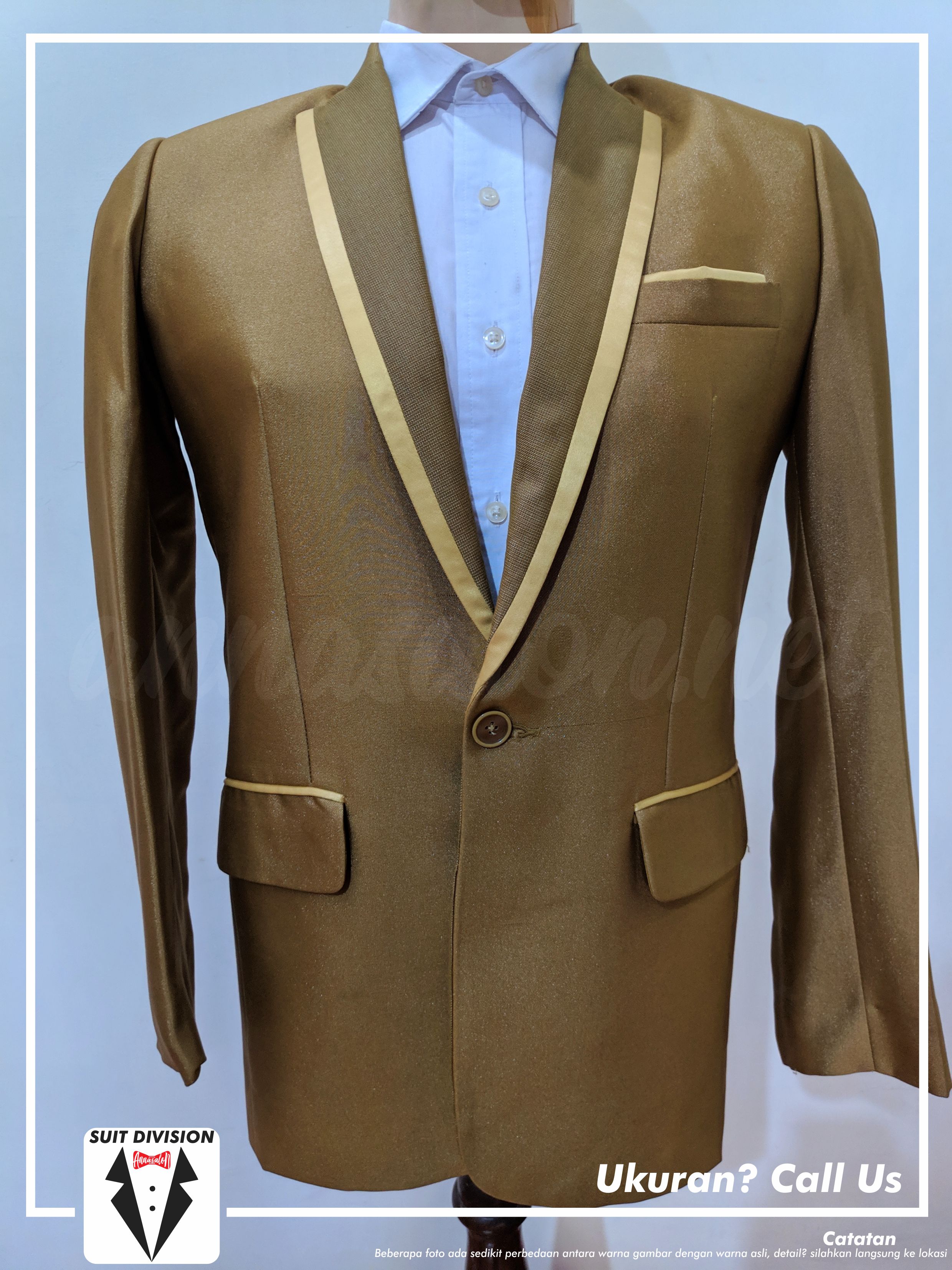 Jas Setelan Warna Coklat Mocca Dan Gold Annasalon Bridestory