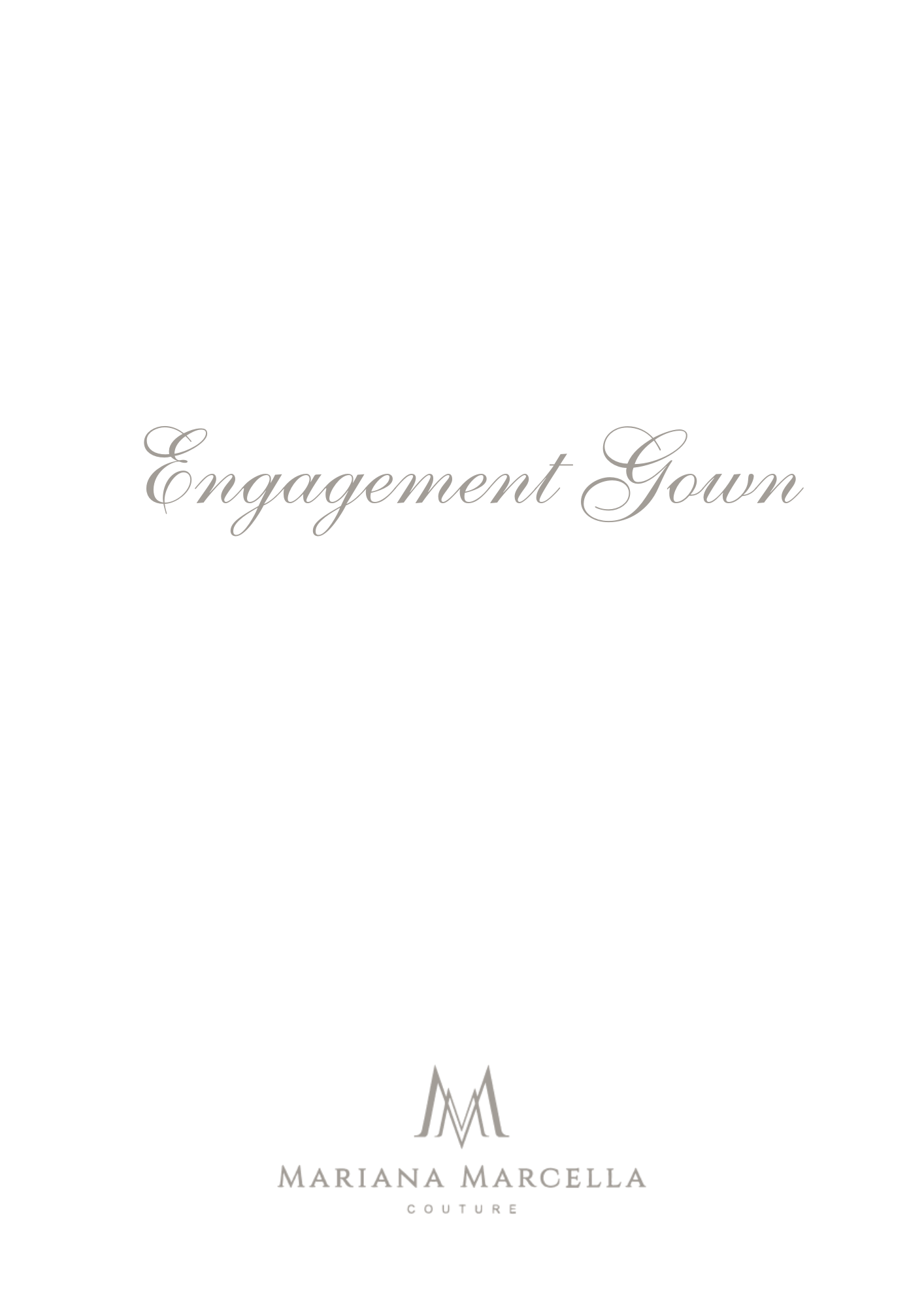 Engagement Dress Mariana Marccella Couture Bridestory