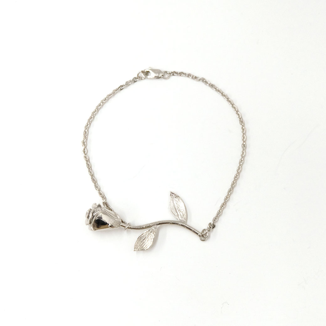 18ct FLOWER ROSE BRACELET by AEROCULATA