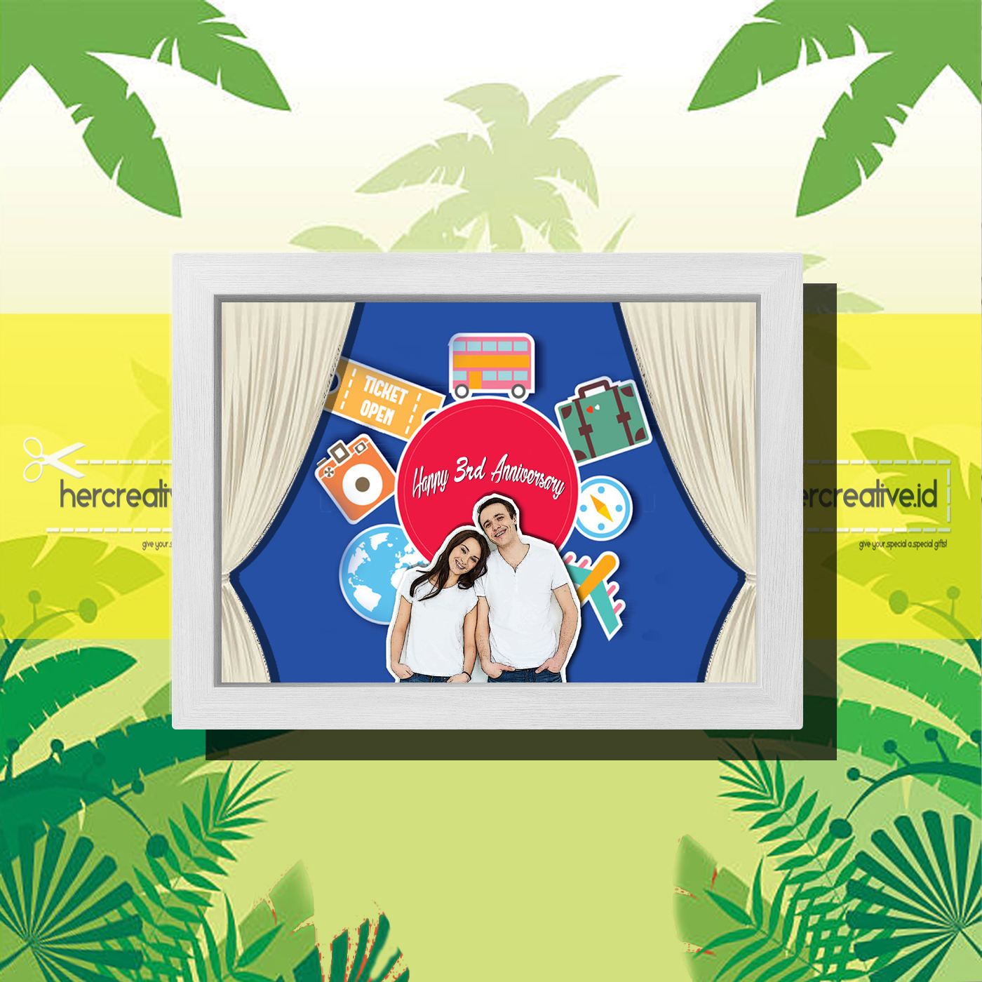 Pop up frame | hercreative.id | Bridestory