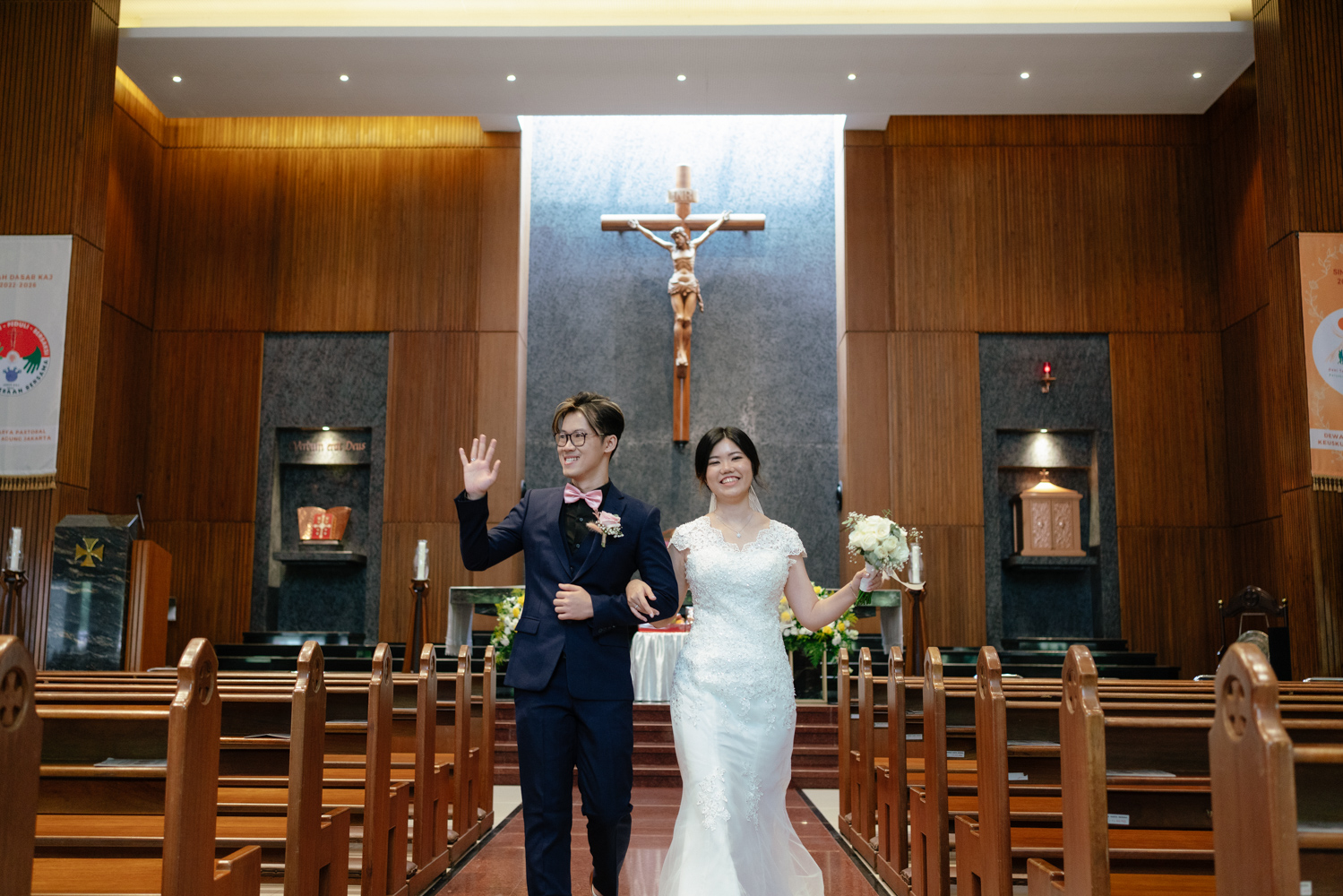 The Wedding of Luber & Jessica at Gereja St. Monika Serpong by Warna