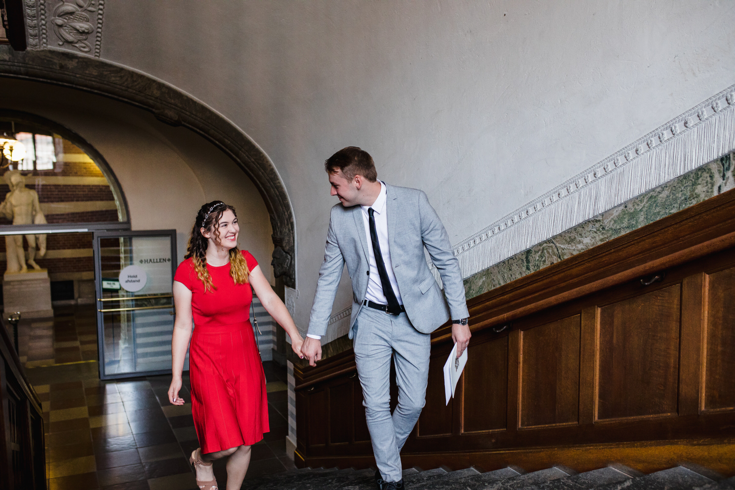 Getting Married in Denmark — Copenhagen City Hall Elopement (København