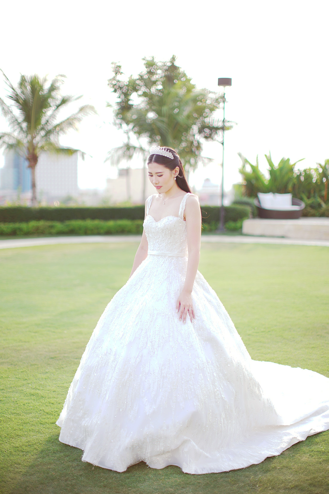 Night Look Wedding Ball Gown by Stephani Janet Bridal u0026 Couture |  Bridestory.com