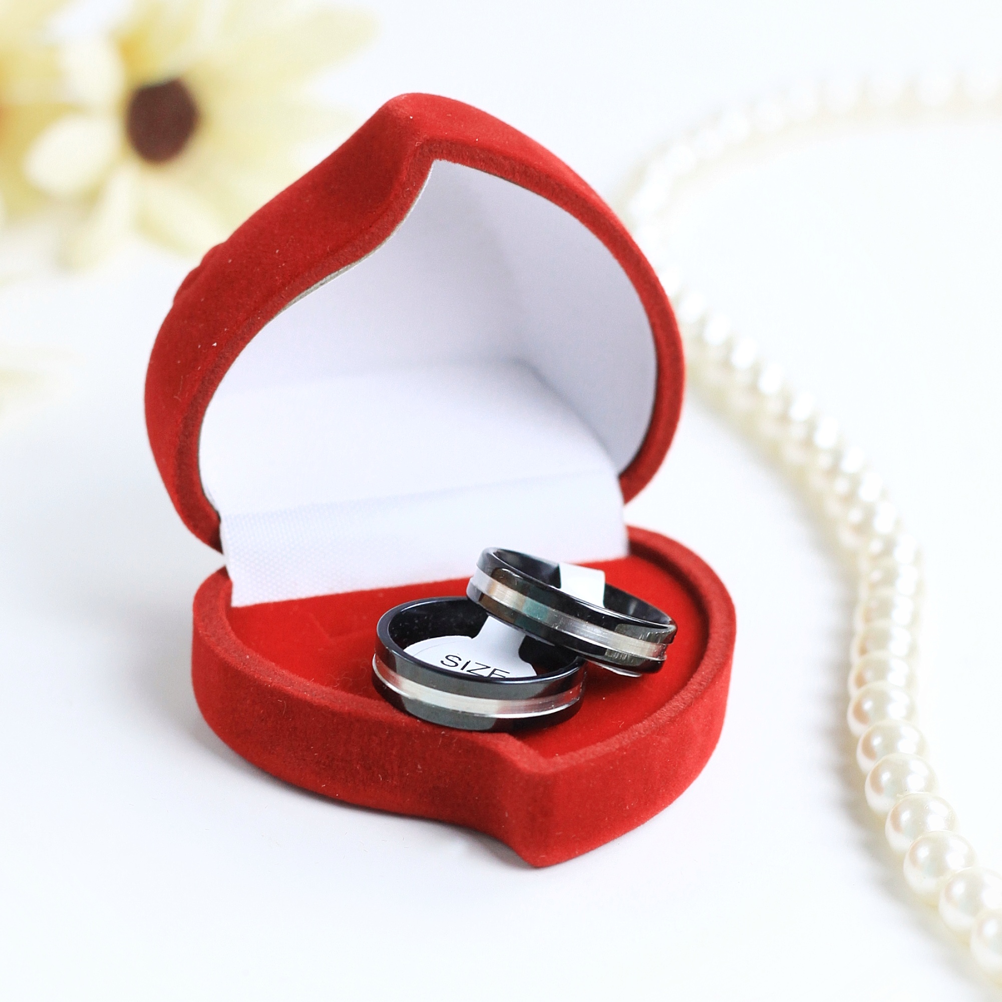 Couple Titanium Ring by Salamina Jewellery