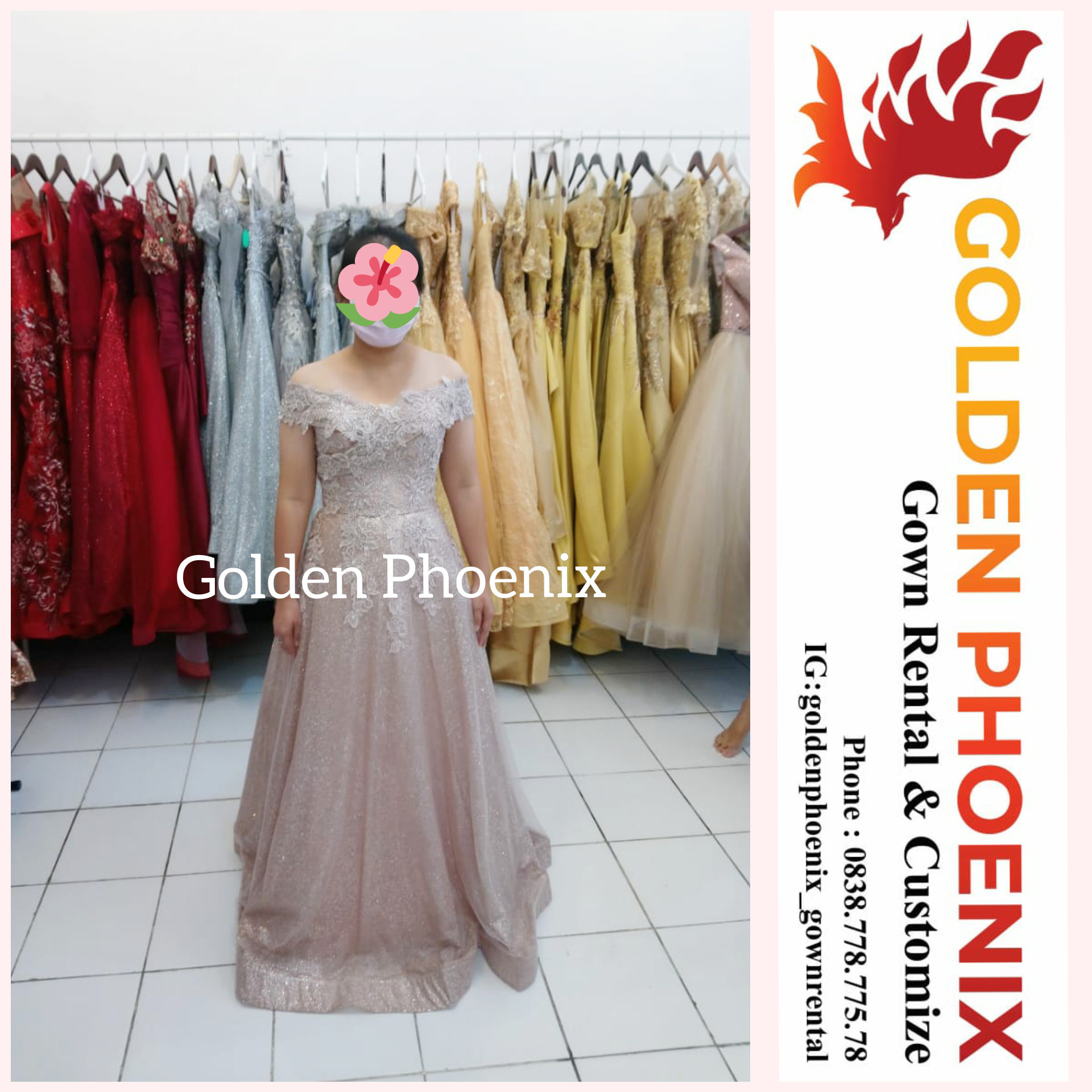 Sewa Gaun Dress Mama Sister Prewedding 