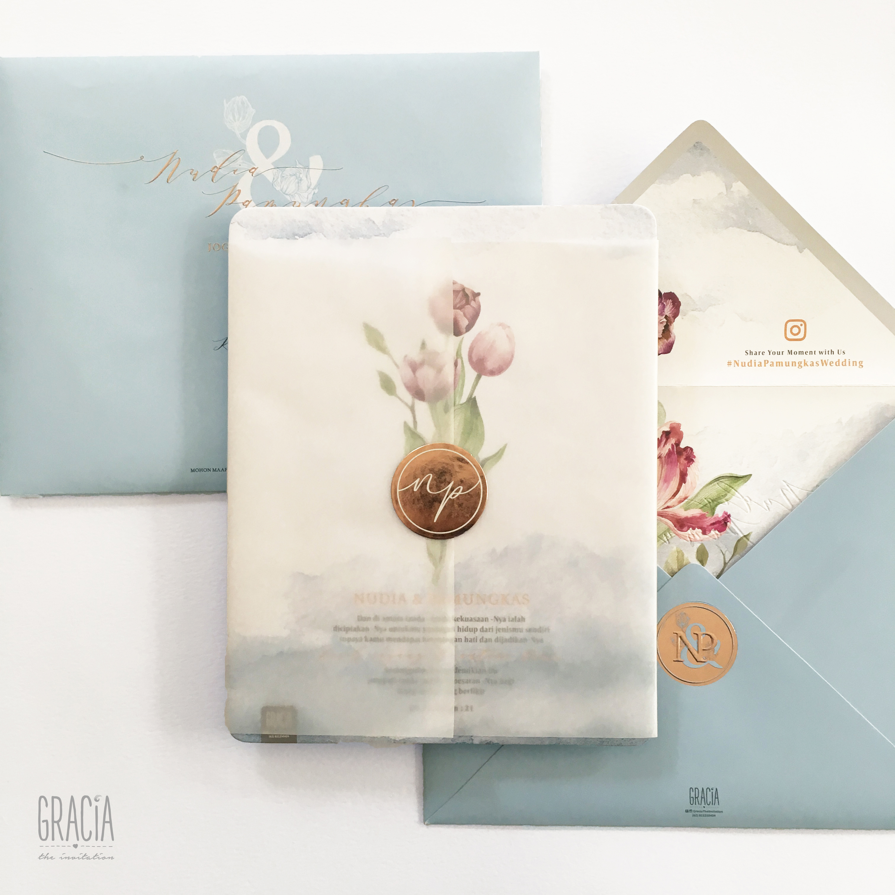Nudia & Pamungkas by Gracia The Invitation | Bridestory.com