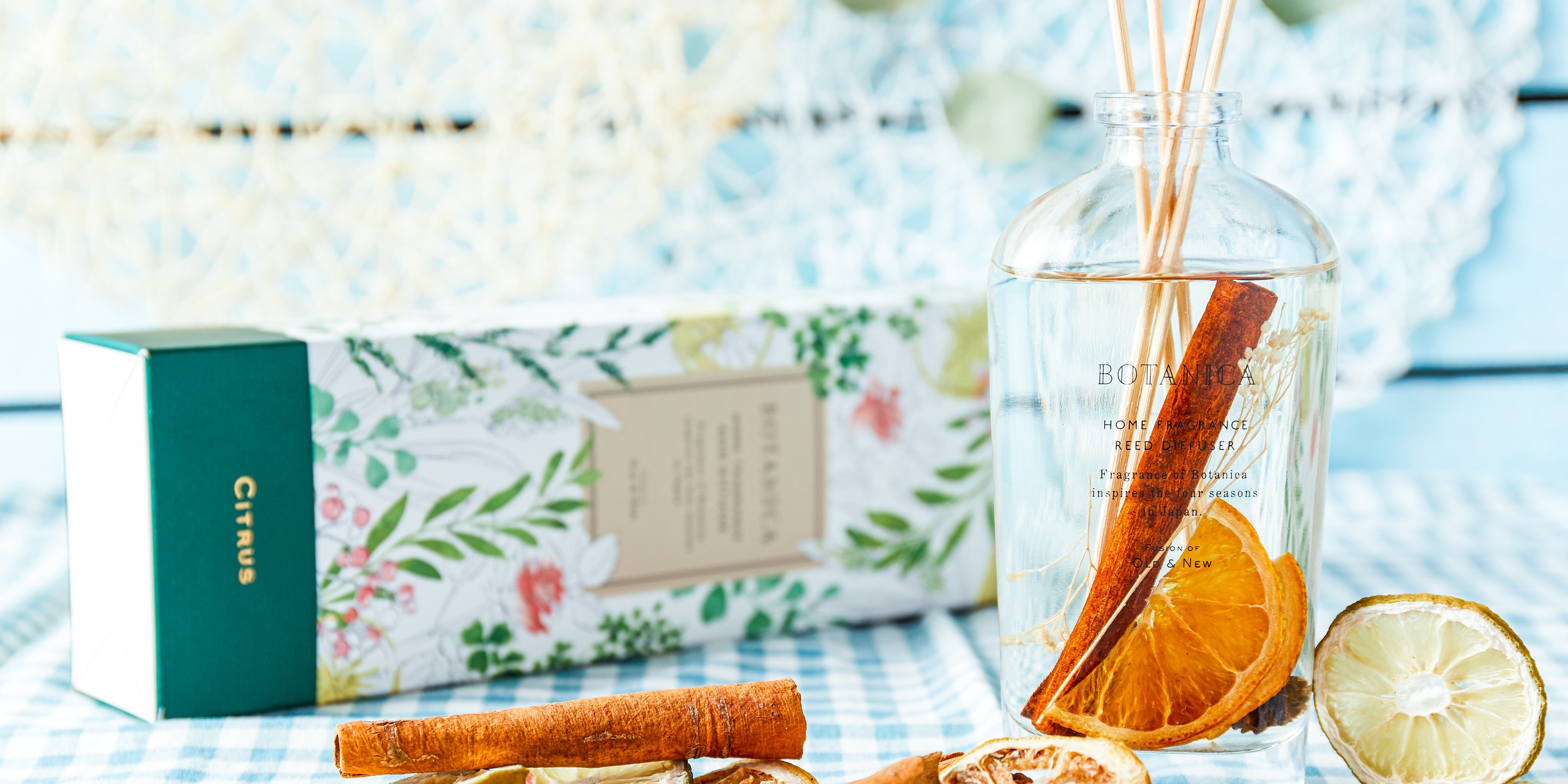 Reed Diffuser Botanica Fragrance Fleur Citrus Souvenir Hampers Gift