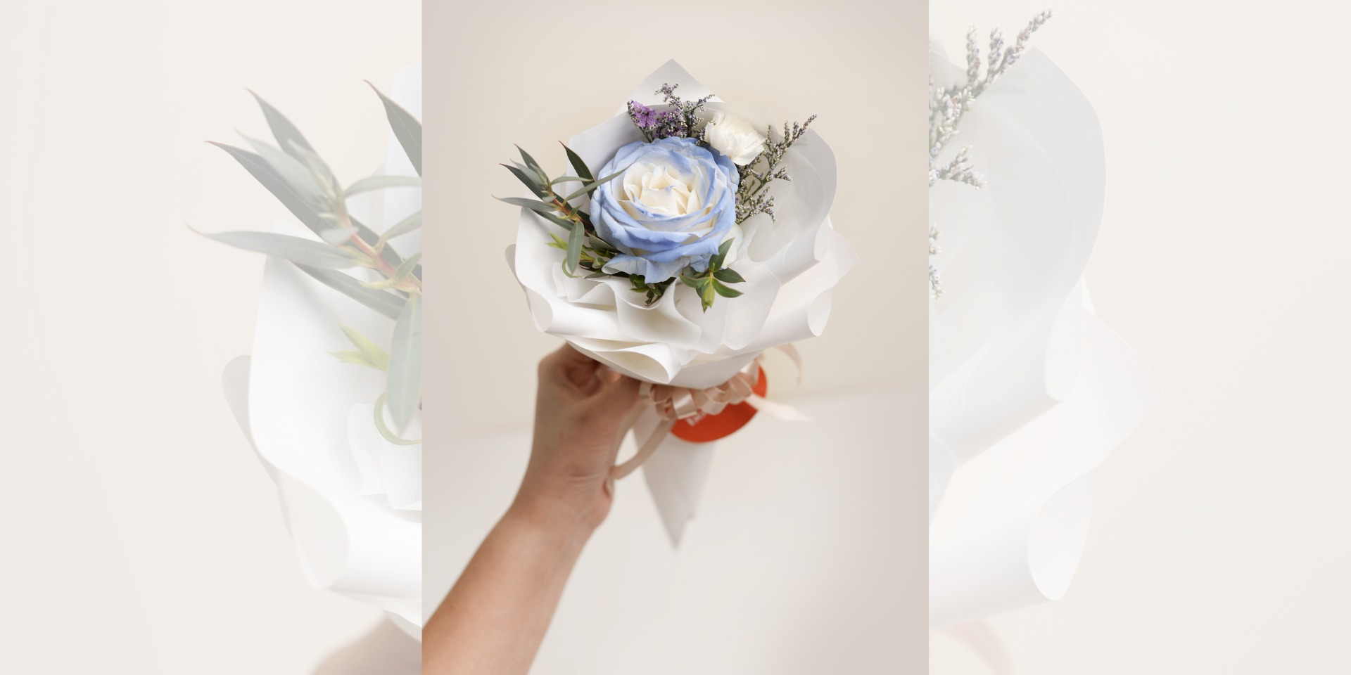 Blue Bouquet Floral Theodore Short