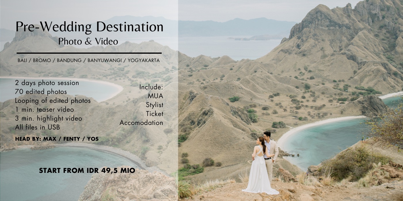 Prewedding Local Destination by Moire Photo & Video | Bridestory Store