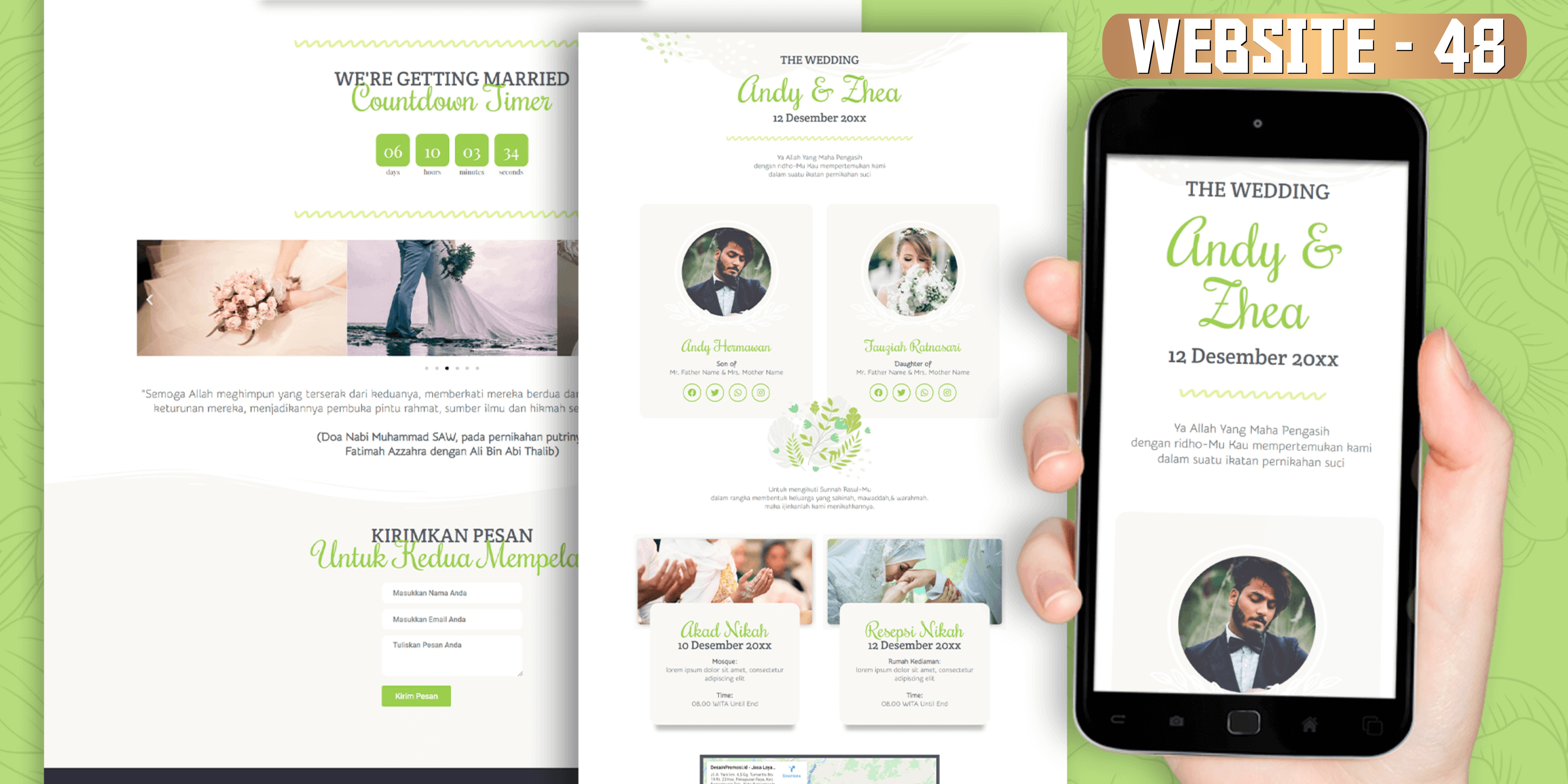 UNDANGAN DIGITAL PERNIKAHAN - UNDANGAN WEBSITE - UNDANGAN ONLINE 48