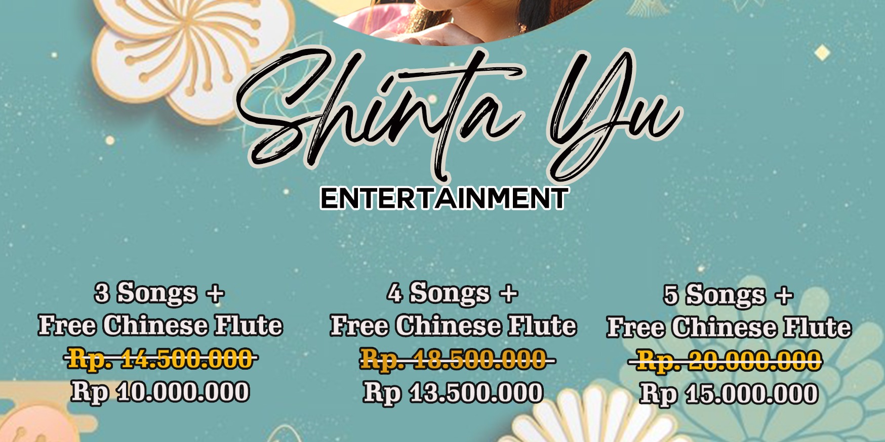 Shinta Yu Mandarin Singer + Flute Performance by Shinta Yu Mandarin