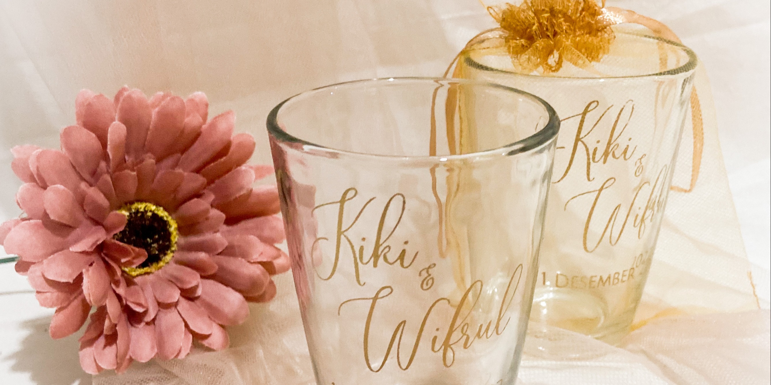 Glass Cup oleh BETTERHALF Gift & Souvenir Bridestory Store