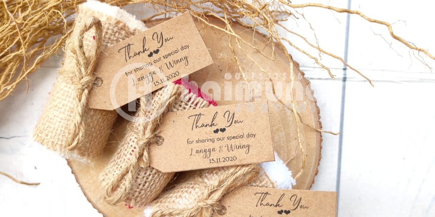 Hand Towel Rustic oleh Haimuna Souvenir Bridestory Store