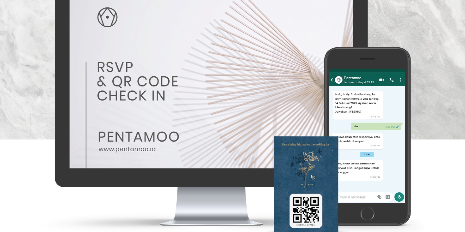 Automatic Whatsapp RSVP oleh Pentamoo.id Bridestory Store