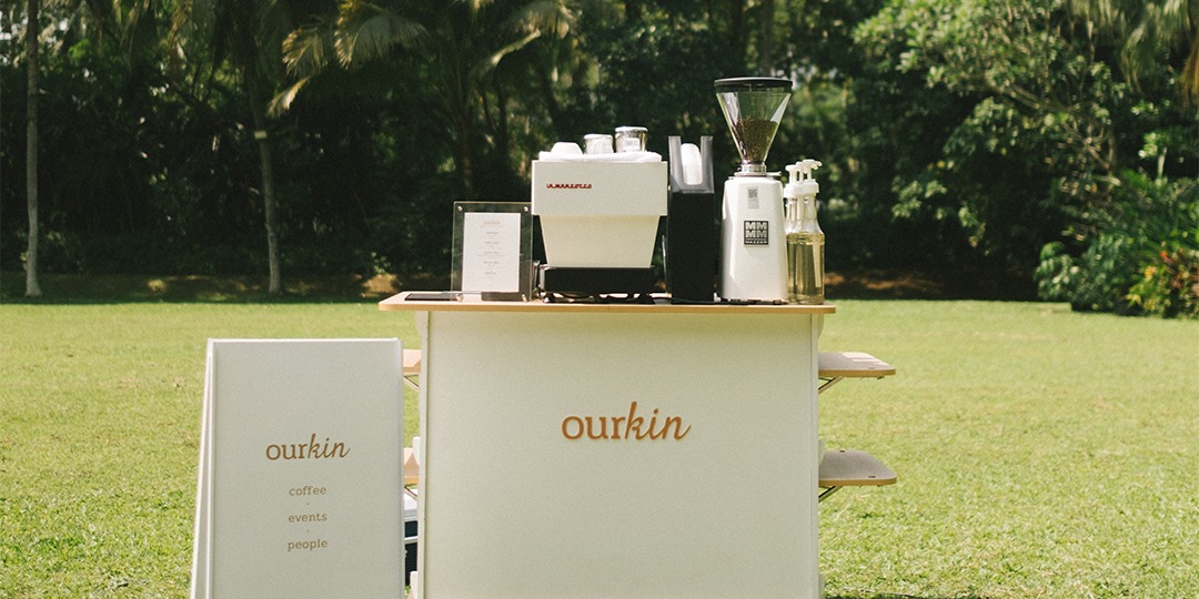 Portable Coffee bar service by Ourkin coffee Bridestory Store