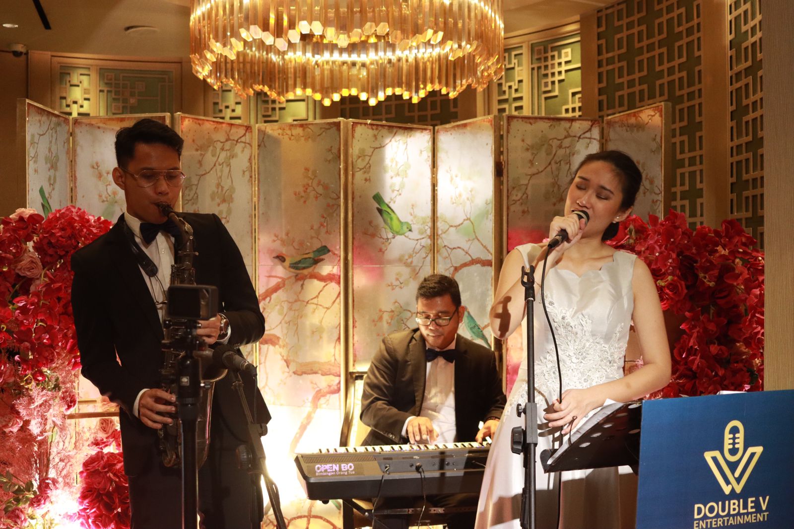 Jazz Wedding band at Lifeng Mandarin Hotel Jakarta by Double V
