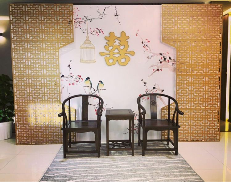 Tea Ceremony Backdrop by Yellow Leafz