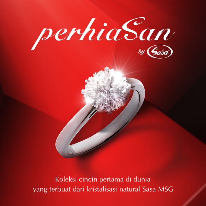 PerhiaSan by Sasa: Koleksi cincin dari Kristalisasi MSG pertama di dunia! Image 2