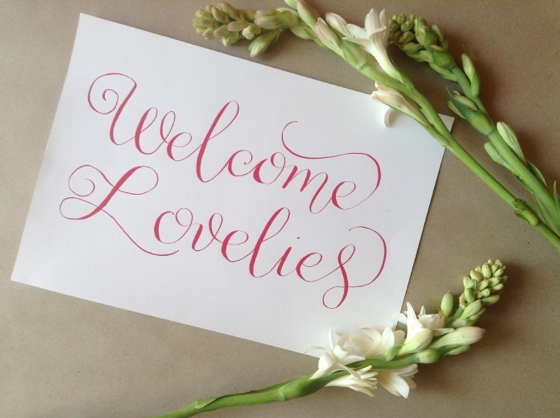 5 Things to Consider about Wedding Calligraphy Bridestory Blog