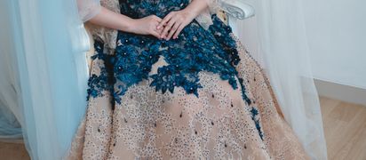 Rental Gown Blue Fantasy by 