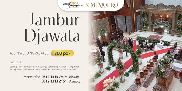 Jambur Djawata Function Hall 800 pax Jatiwaringin Wedding Package
