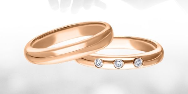 Cincin Nikah Kawin Couple Wedding Ring-Adonnica Rings Bening Luxury