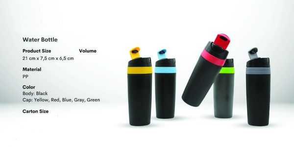 Tumbler Plastik Daytona Black