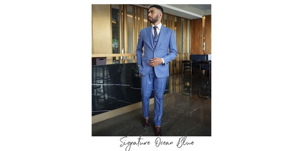 Signature Ocean Blue Suit