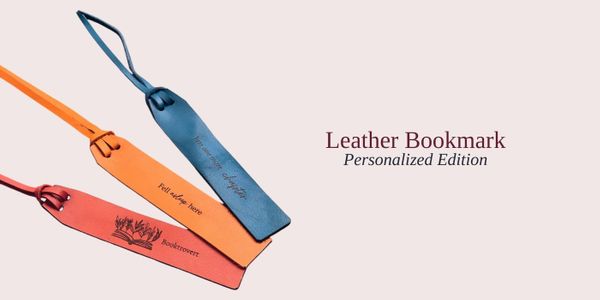 Leather Bookmark - Personalized Edition