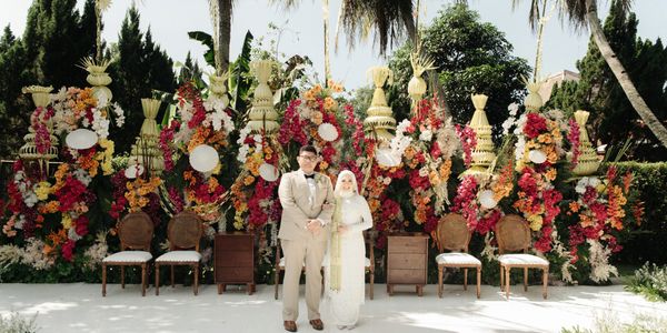 Paket Dekorasi Akad & Resepsi Outdoor Tradisional Elegan