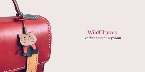 Leather Animal Keychain Tema Wild Charms