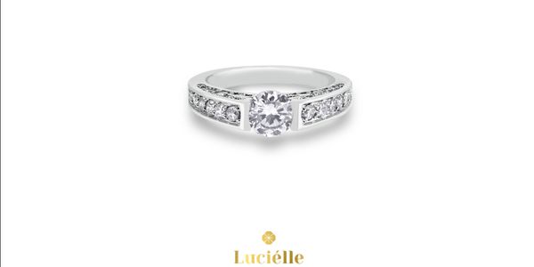 Cincin Emas Berlian Eropa F VVS1 Solitaire Diamond Ring - PB79R