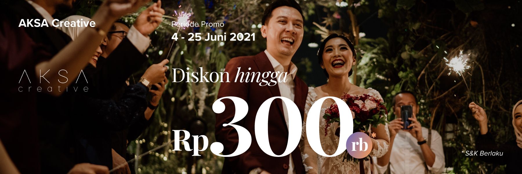 Promo Photography Potongan Rp 300,000 khusus Aksa Creative