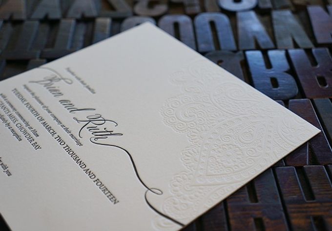 Brian & Ruth by D&d Letterpress - 002 Brian & Ruth by D&d Letterpress - 002