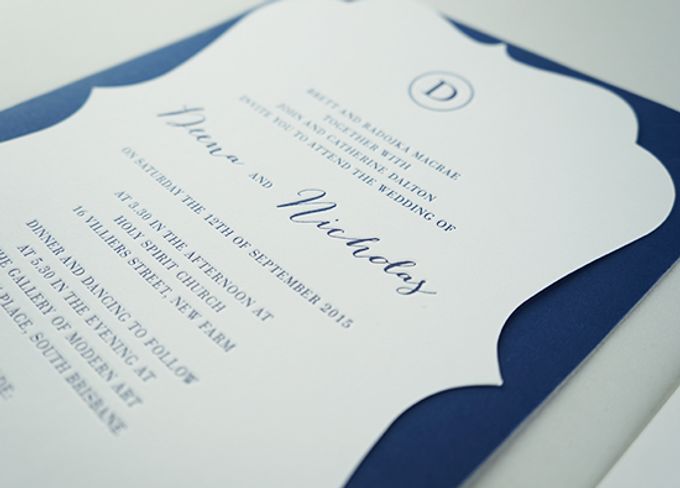 Deena & Nicholas by D&d Letterpress - 001 Deena & Nicholas by D&d Letterpress - 001