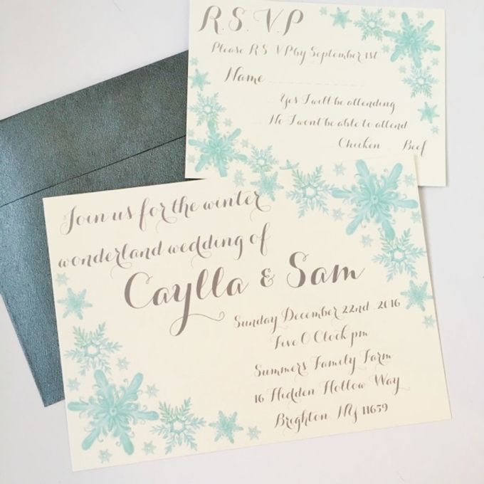 Winter wonderland wedding by Fancy Paperie - 001 Winter wonderland wedding by Fancy Paperie - 001