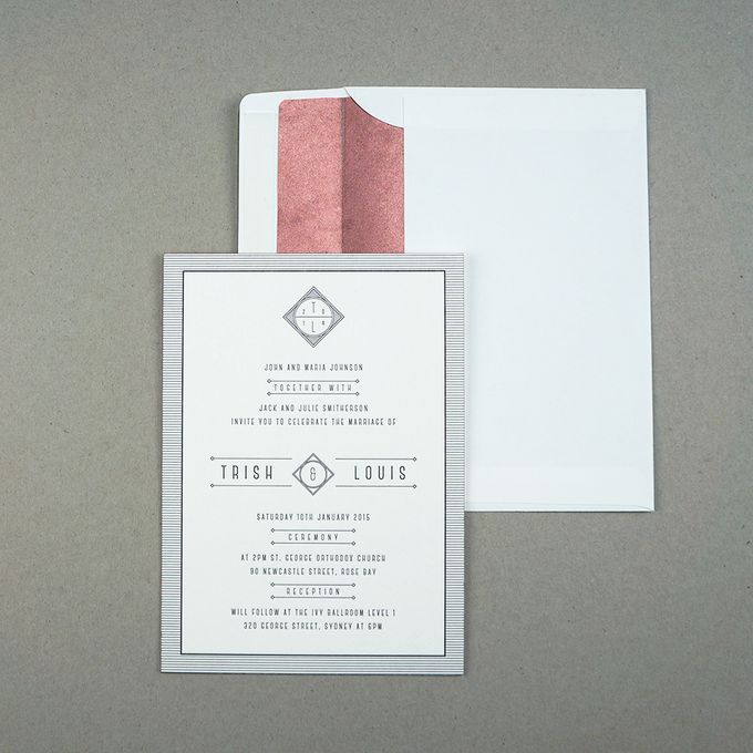 Trish & Louis by D&d Letterpress - 001 Trish & Louis by D&d Letterpress - 001