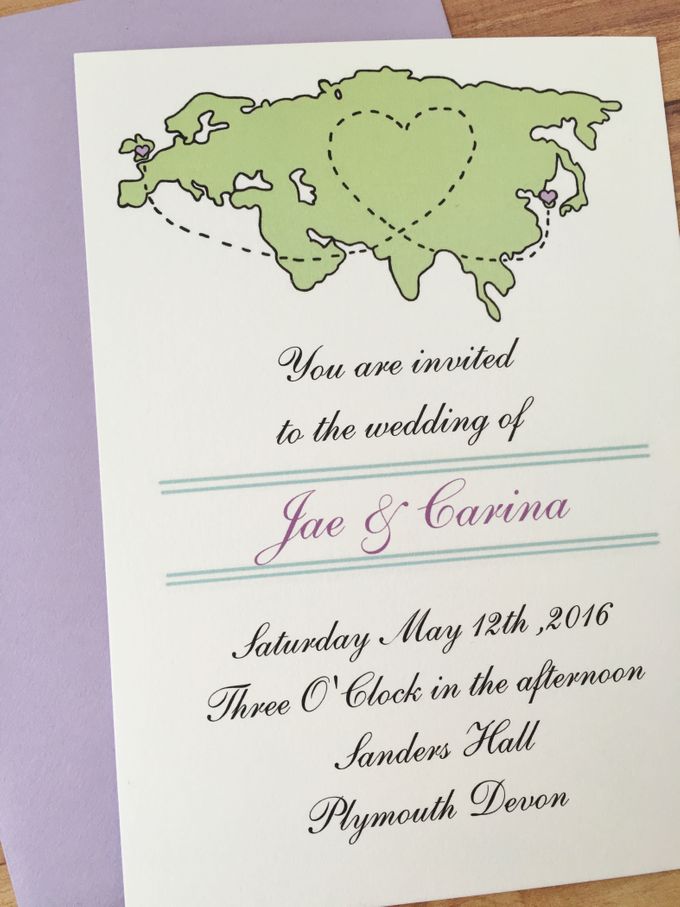 Long distance wedding invitations by Fancy Paperie - 001 Long distance wedding invitations by Fancy Paperie - 001