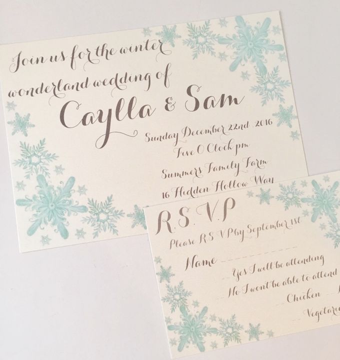 Winter wonderland wedding by Fancy Paperie - 002 Winter wonderland wedding by Fancy Paperie - 002