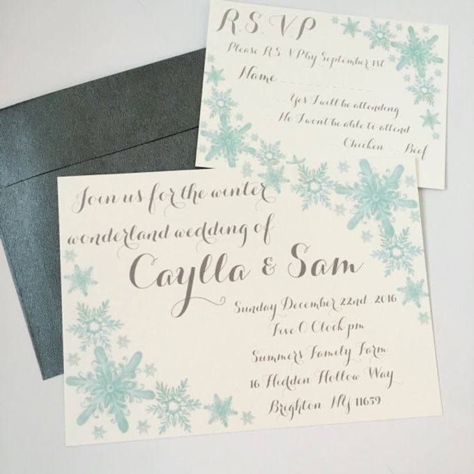 Winter wonderland wedding by Fancy Paperie - 003 Winter wonderland wedding by Fancy Paperie - 003