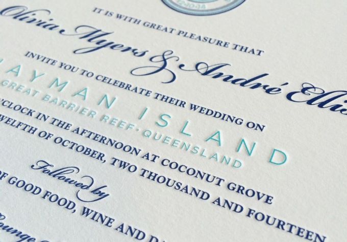 Olivia & Andre by D&d Letterpress - 001 Olivia & Andre by D&d Letterpress - 001