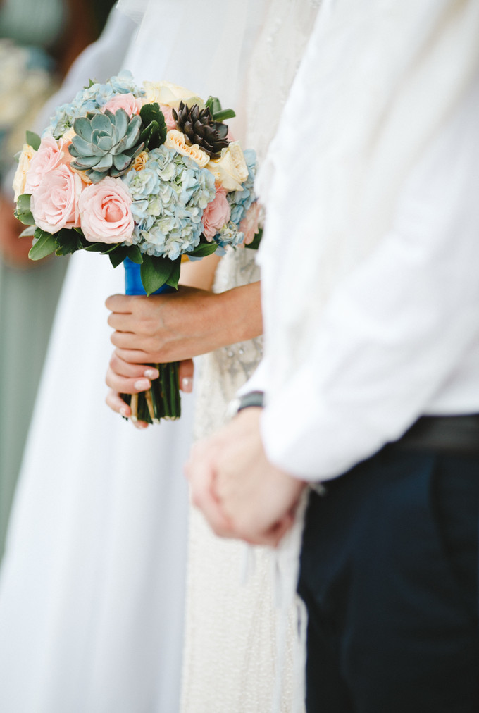 A Charming PastelColored Beach Wedding in Bali Bridestory Blog