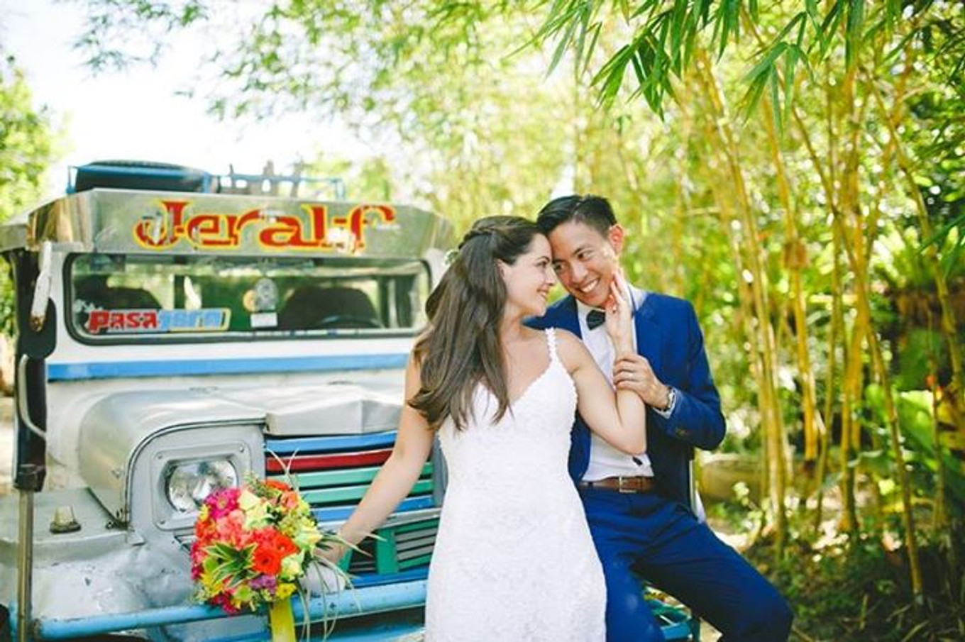 Garden Meets Beach in an Intimate Wedding at Bohol, the