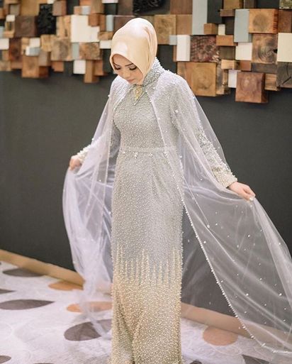 Bridesmaid dress hijab simple Clearance
